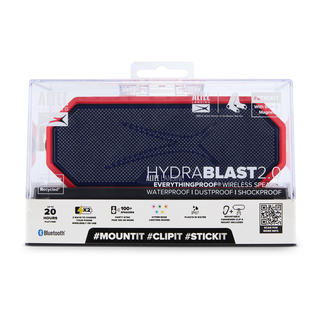 Altec Lansing Hydrablast 2.0 x Boston Red Sox Bluetooth Speaker