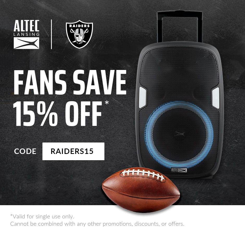 DJ⭐︎GO / 730 RAIDERS Altec Lansing x Las Vegas Raiders
