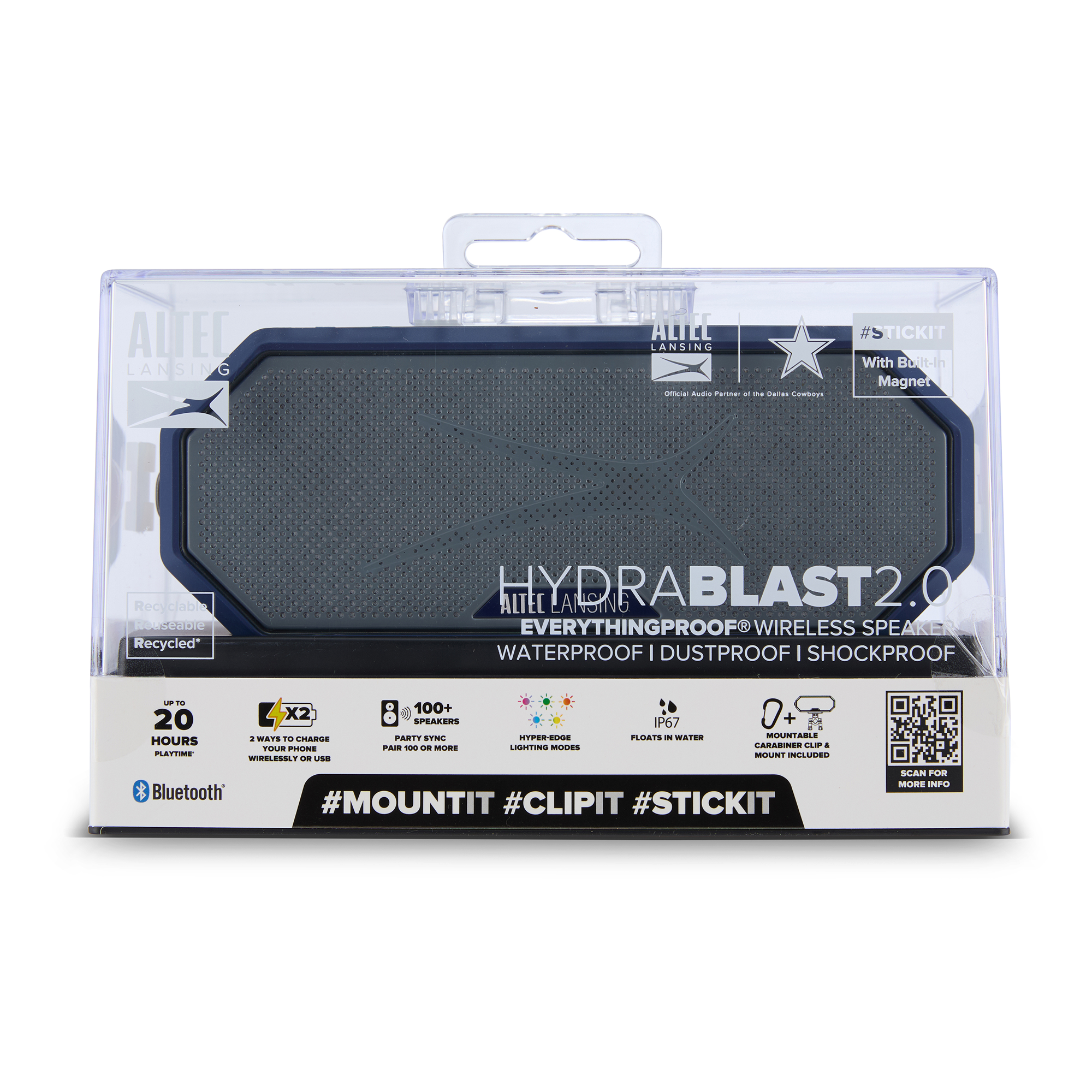 HYDRABLAST 2.0 x DALLAS COWBOYS BLUETOOTH SPEAKER