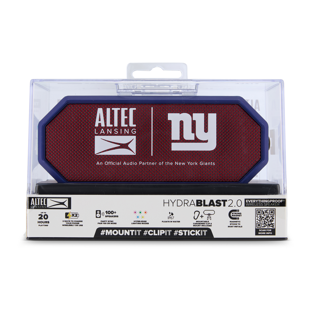 HYDRABLAST 2.0 x NEW YORK GIANTS BLUETOOTH SPEAKER