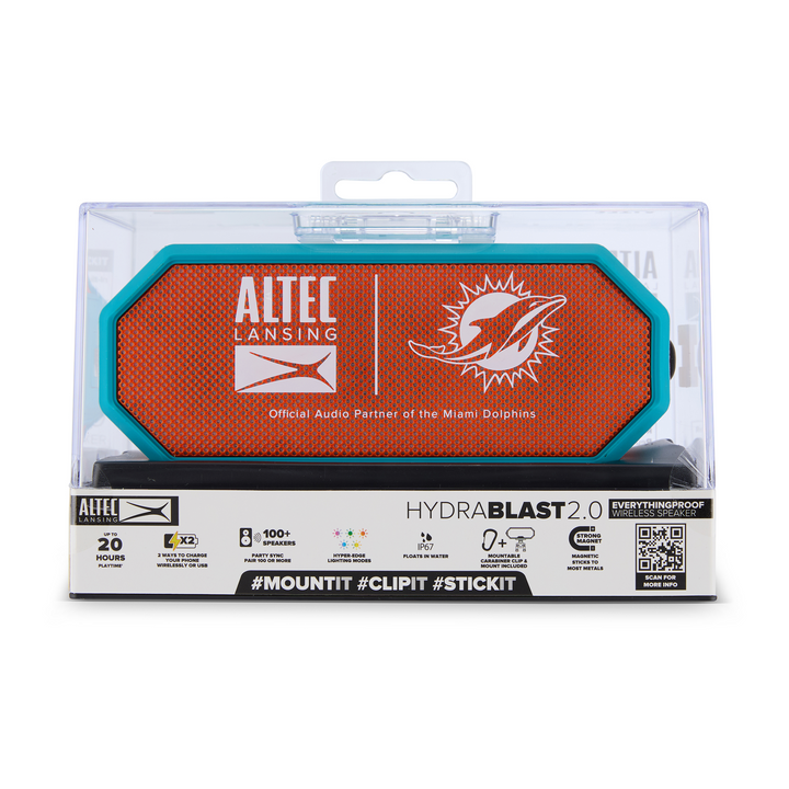 HYDRABLAST 2.0 x MIAMI DOLPHINS BLUETOOTH SPEAKER