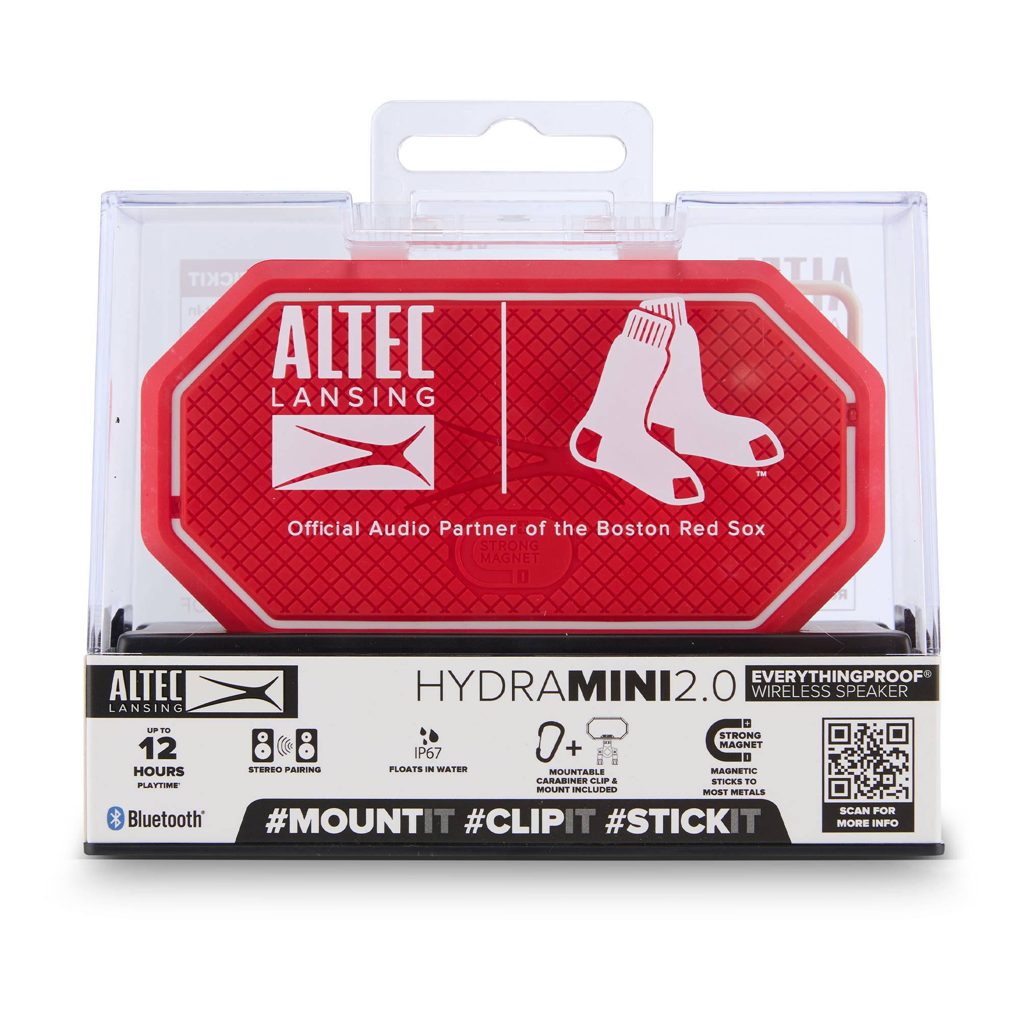 Altec Lansing Hydramini 2.0 x Boston Red Sox Bluetooth Speaker