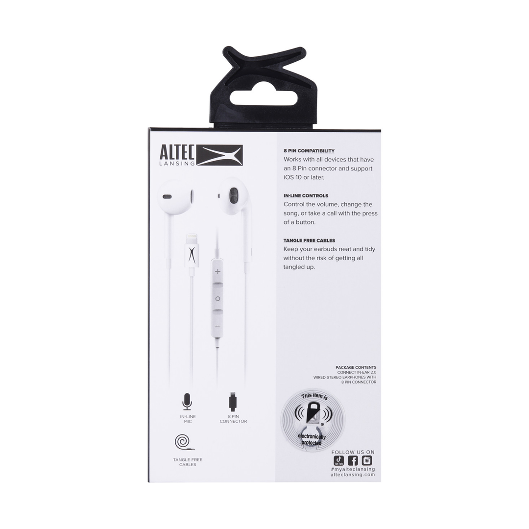 Altec Lansing Connect In-Ear 2.0 with 8 Pin Connector