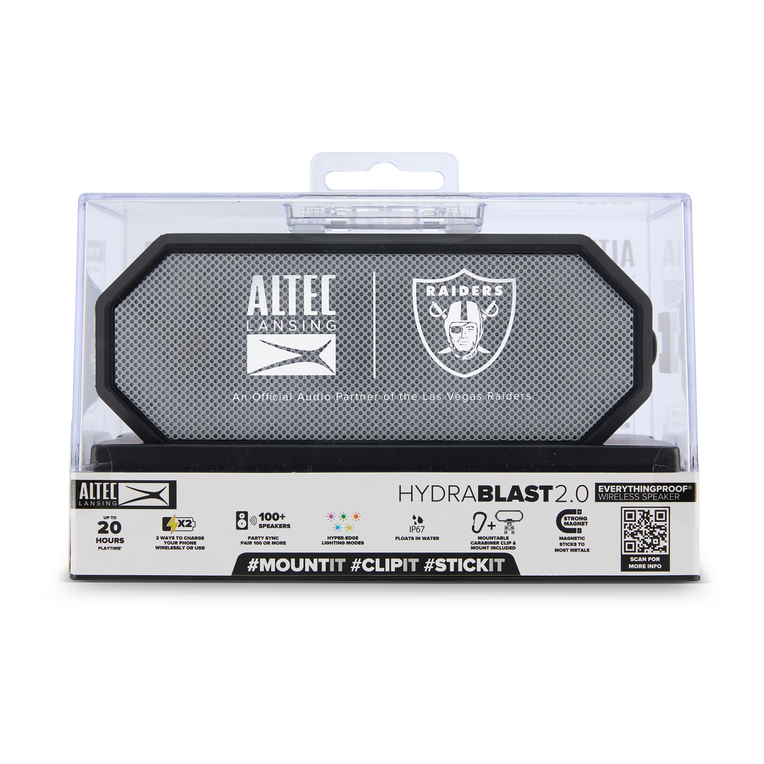 HYDRABLAST 2.0 x LAS VEGAS RAIDERS BLUETOOTH SPEAKER