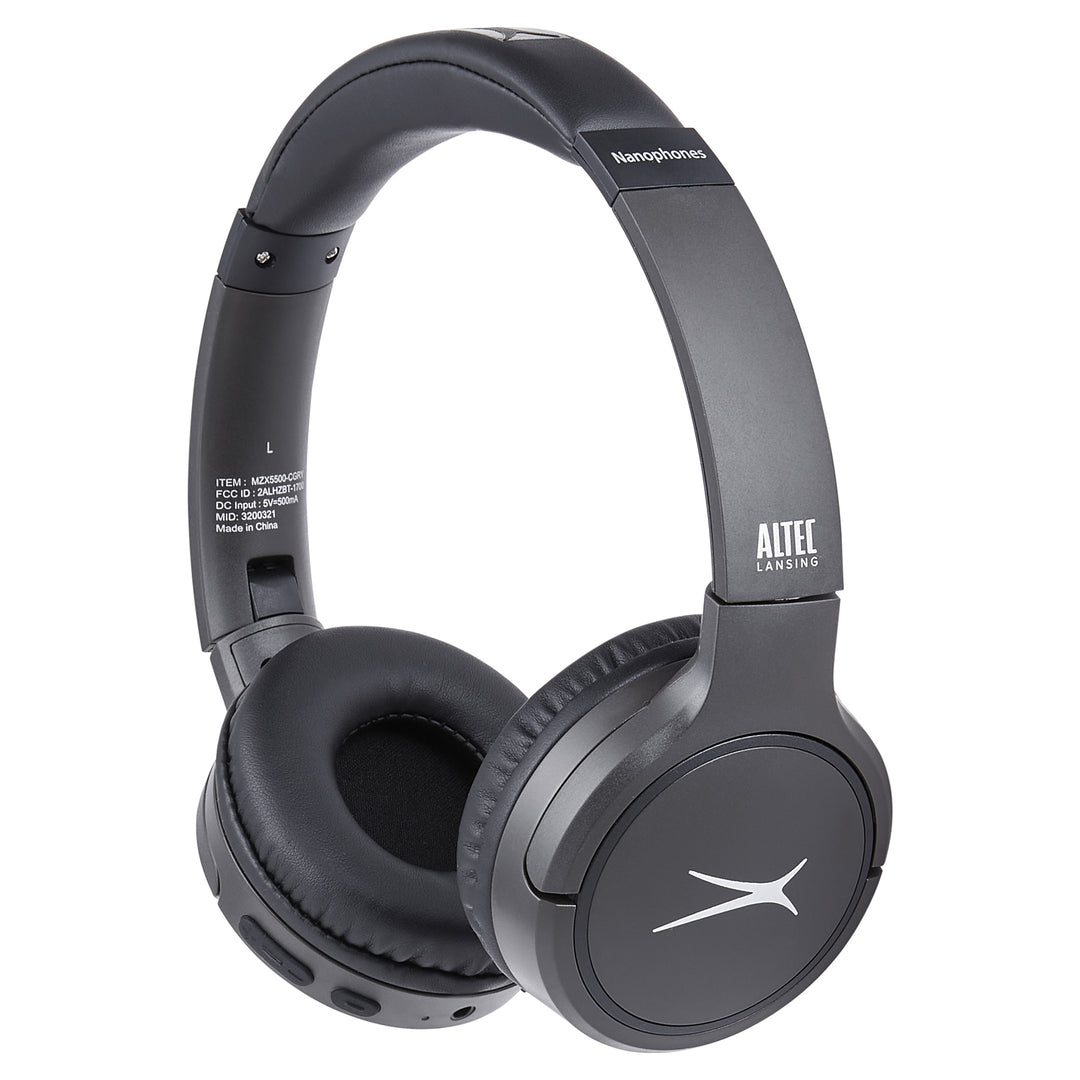 MZX5500-CGRY-3_1 Altec Lansing NanoPhones Bluetooth Headphones