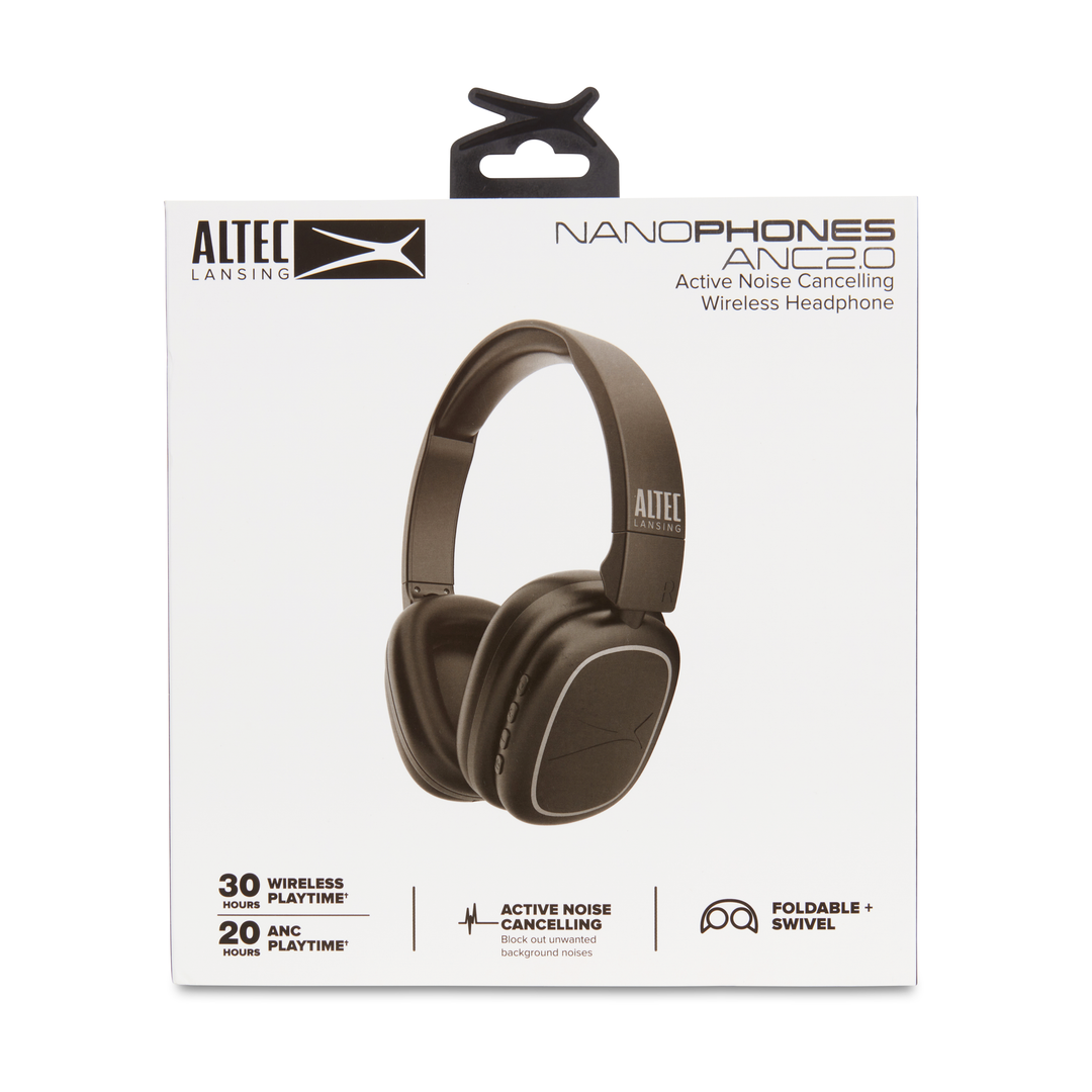Shop Nanophones ANC 2.0 Headphones – 30H Playtime | Altec Lansing Shop Nanophones ANC 2.0 Headphones – 30H Playtime | Altec Lansing
